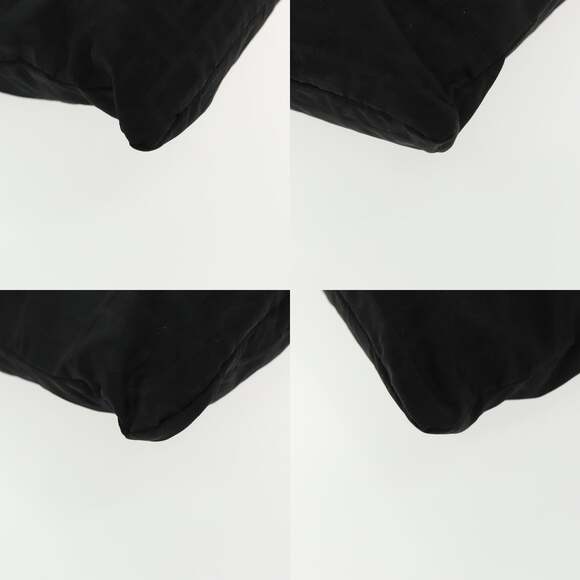 FENDI Zucca Canvas Shoulder Bag Nylon Black Silver - Picture 10 of 13